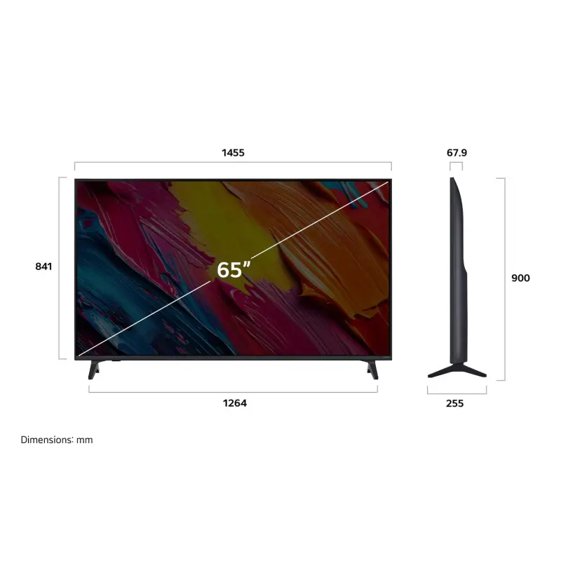 Lg SMART TV 65" QNED AI 4K WEBOS 65QNED73ASA